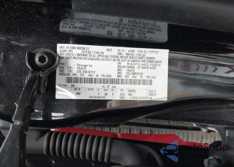 2013 Ford Focus St из США, поврежденный, VIN 1FADP3L94DL312213